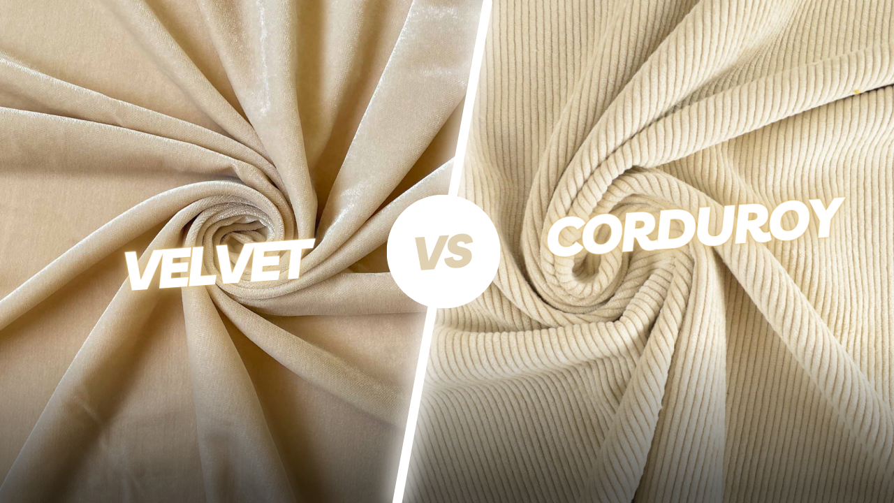 Corduroy vs velvet 