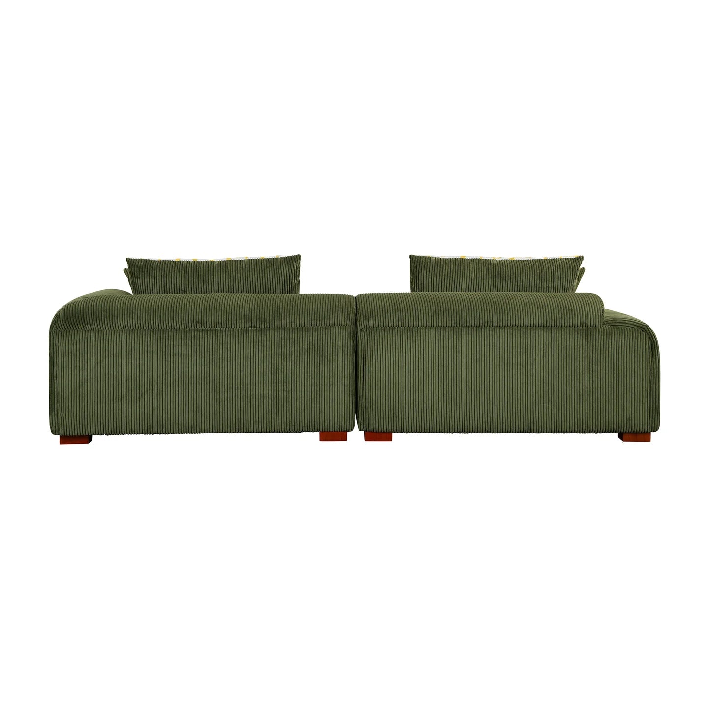 Green Corduroy Bubble Sofa