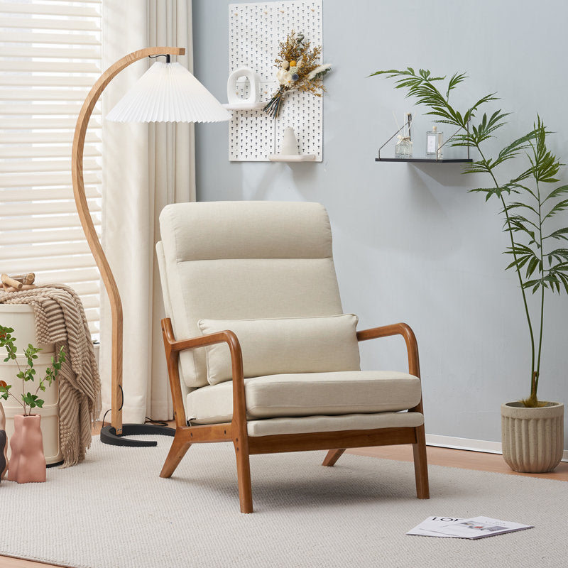 Mid-Century Modern Corduroy Chair