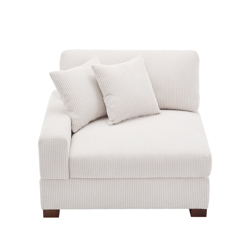 Corduroy Corner Chair