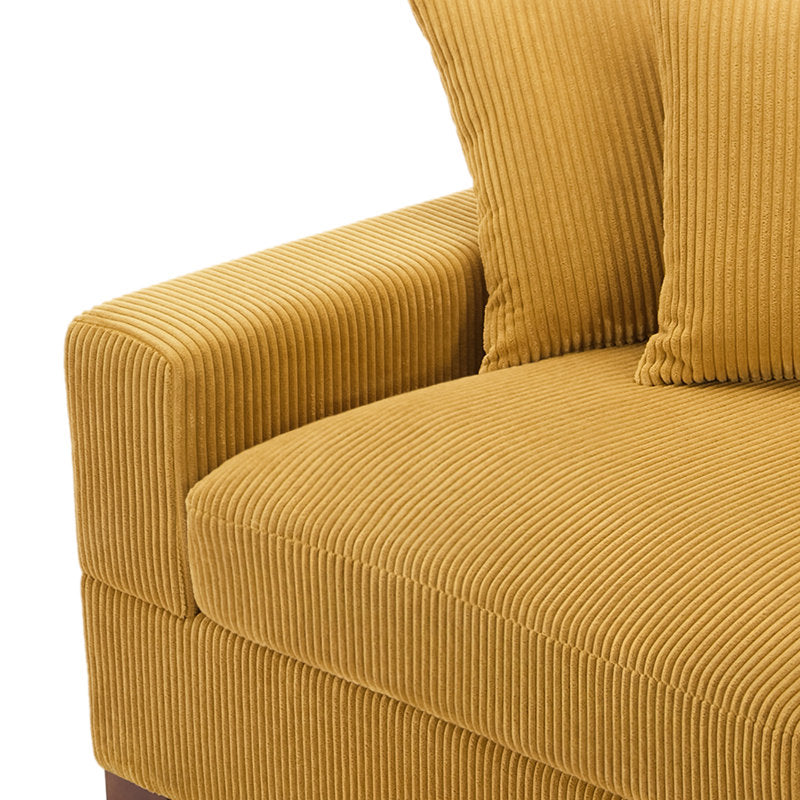 Corduroy Chaise Lounge Chair