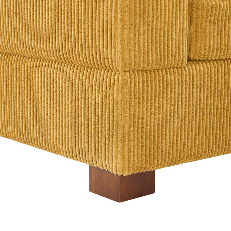 Corduroy Chaise Lounge Chair