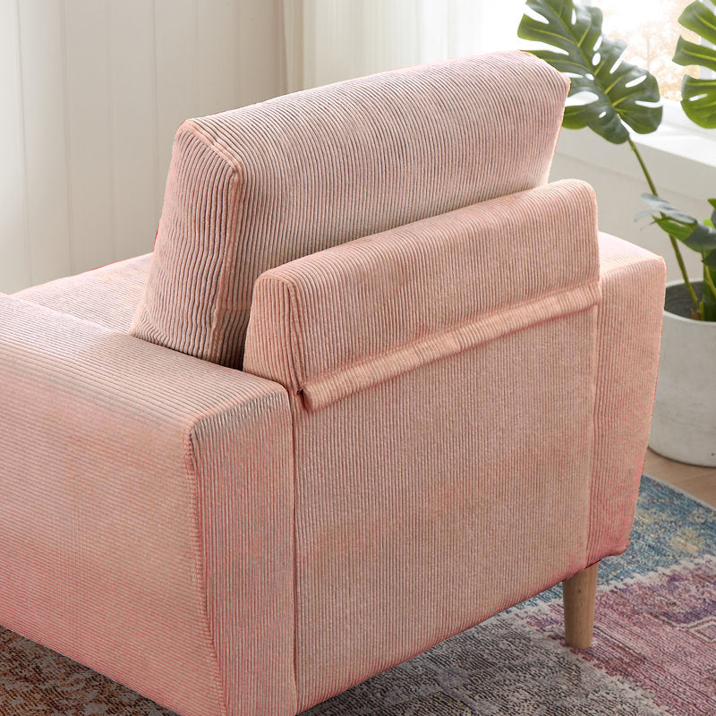 Pink Corduroy Chair