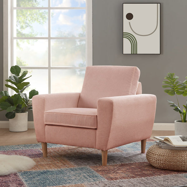 Pink Corduroy Chair