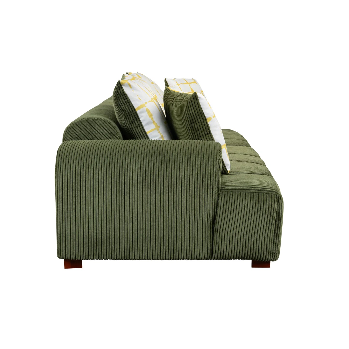 Green Corduroy Bubble Sofa